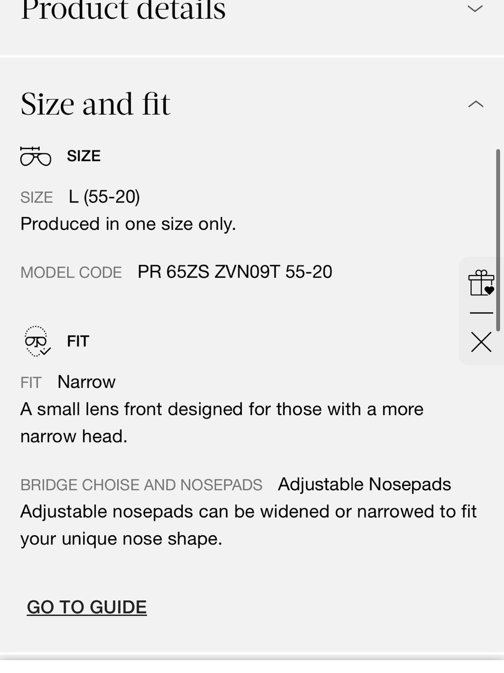 Authentic Prada Sunglasses (PR 65ZS) - Picture 13 of 14